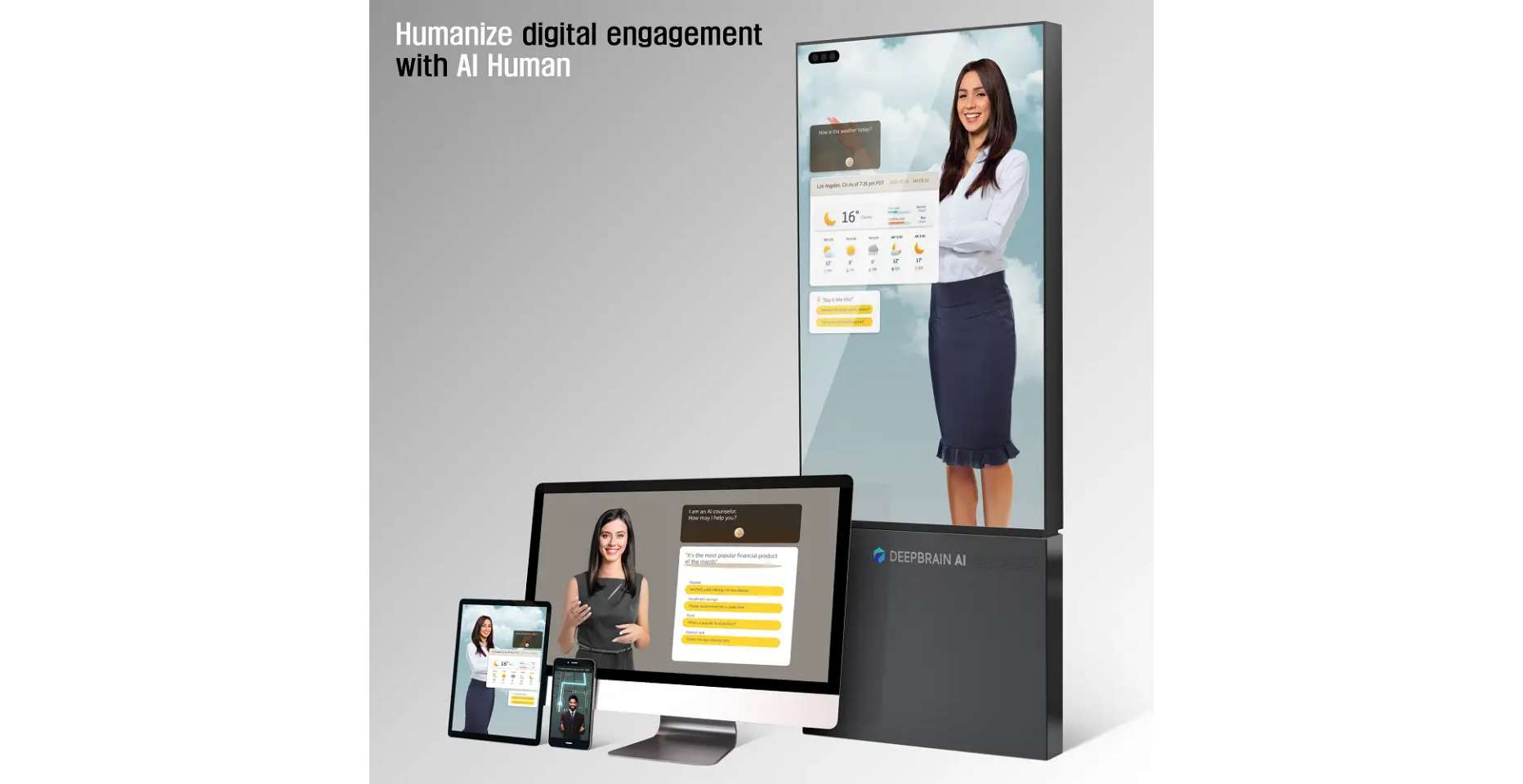 実在する人物の動画データを学習させることで、人間アバターを自動生成するプラットフォームサービス